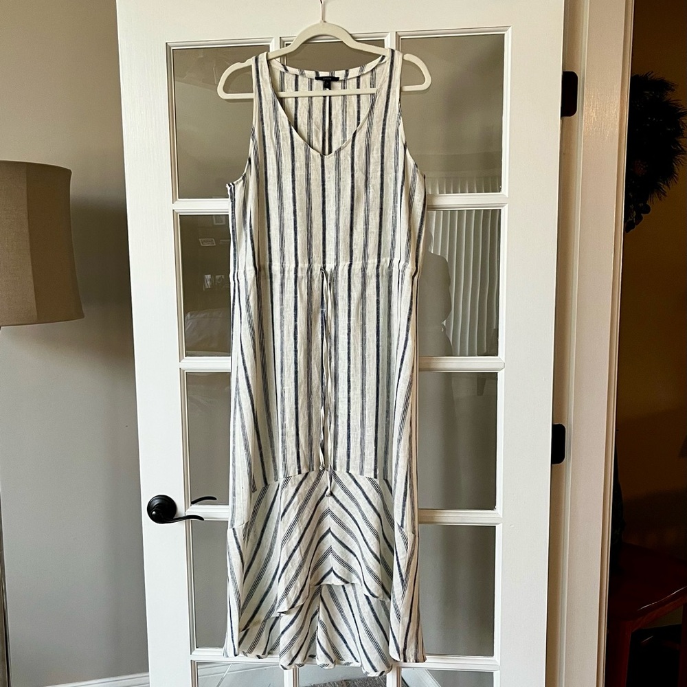 DREW linen blend dress